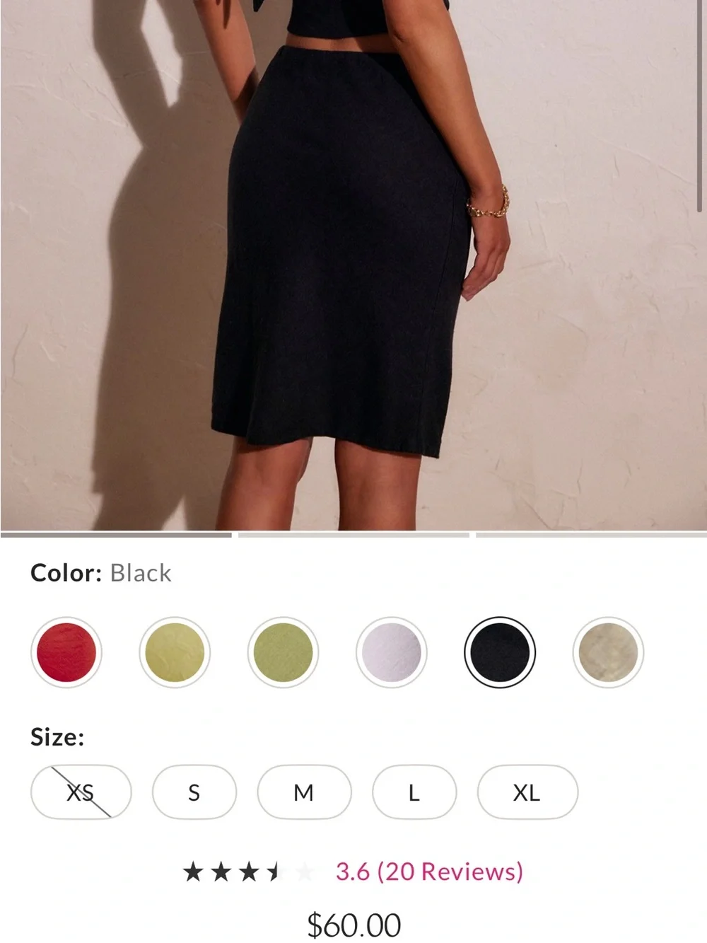 Free People My Little Midi Skirt in Fudge Large NWT
